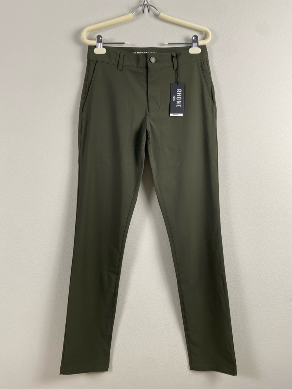 Rhone Resort Pant | Fine Italian Fabric, Slim Fit | 28x33, Survivor Green